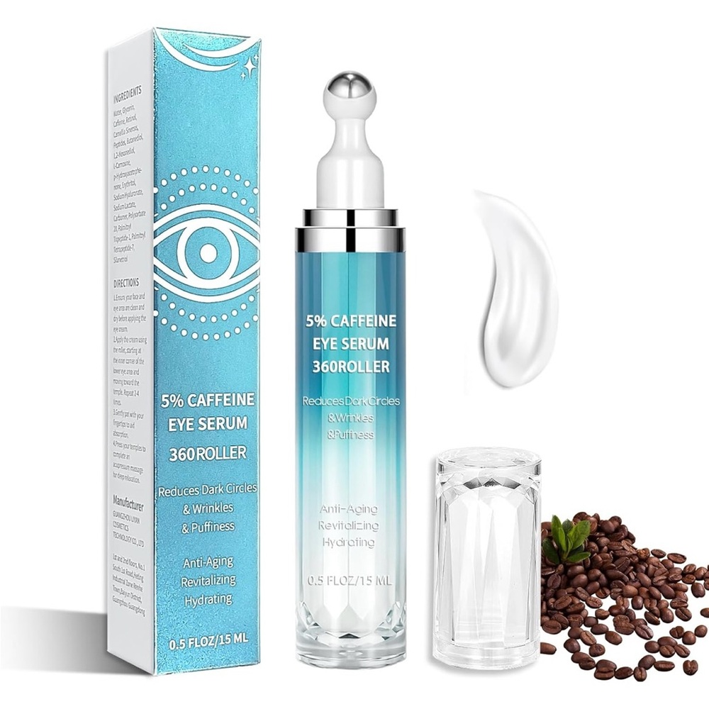 5% Caffeine Eye Serum by - Blue